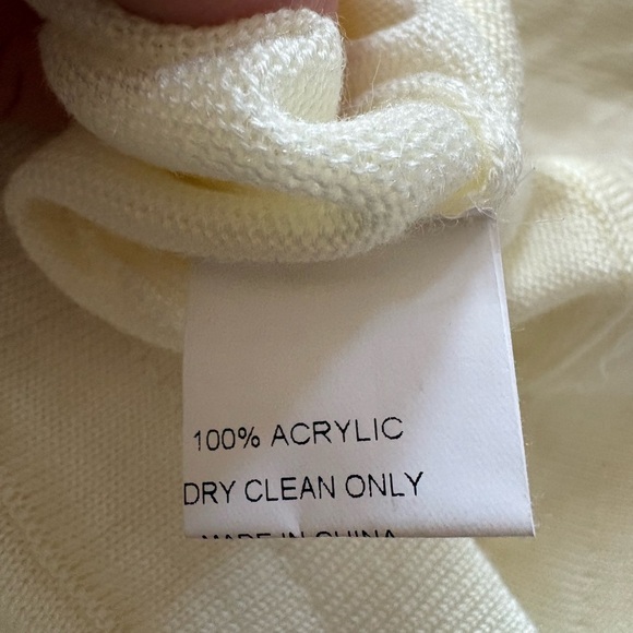 Hayden Cream Knit Pants, S, NWT - Picture 4 of 4